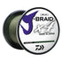Daiwa JBRAID x4 Braided Line  10 lbs  300 yds  Dark Green JB4U10300DG