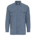 Deep Water Pearl Snap Shirt | Long Sleeve