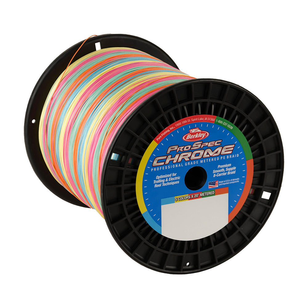 Berkley Prospec Chrome 5 x 20 Metered Braid  130lb  3000yd 1621895