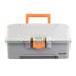 Plano ThreeTray Tackle Box  Light GreyDark Grey P000406