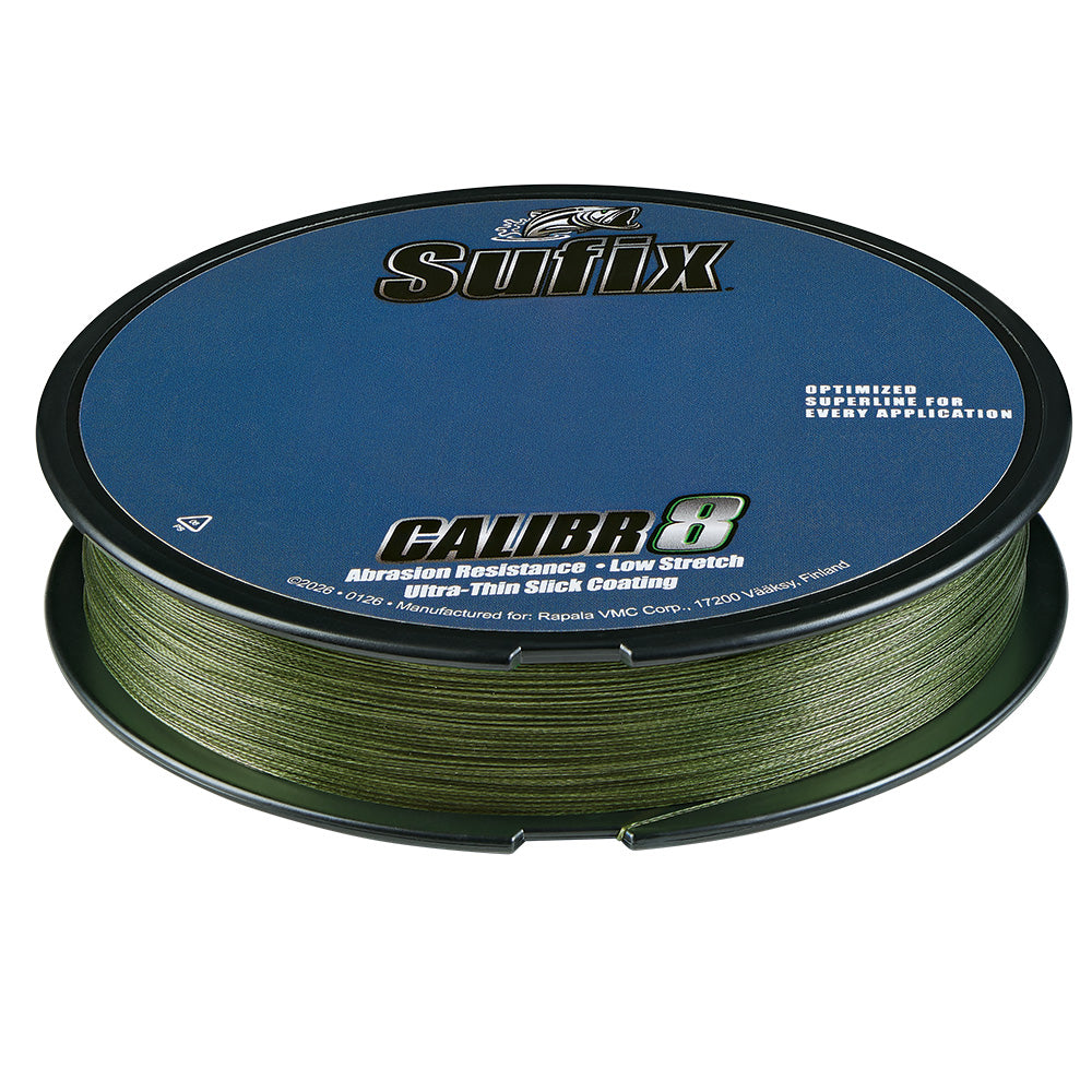 Sufix Calibr8 Braid 300yds 20lb  Low Vis Green 694120G