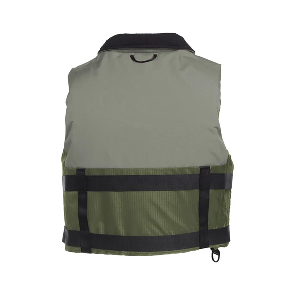Mustang Accel Foam Vest  GreenGrey  XL MV4627833XL