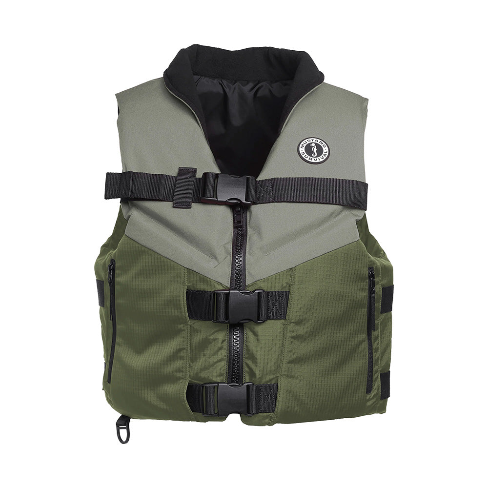 Mustang Accel Foam Vest  GreenGrey  XXL MV4627833XXL