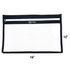 Reaction Tackle Clear Storage Bag Tackle Pak - Water-Resistant Plastic Storage - New