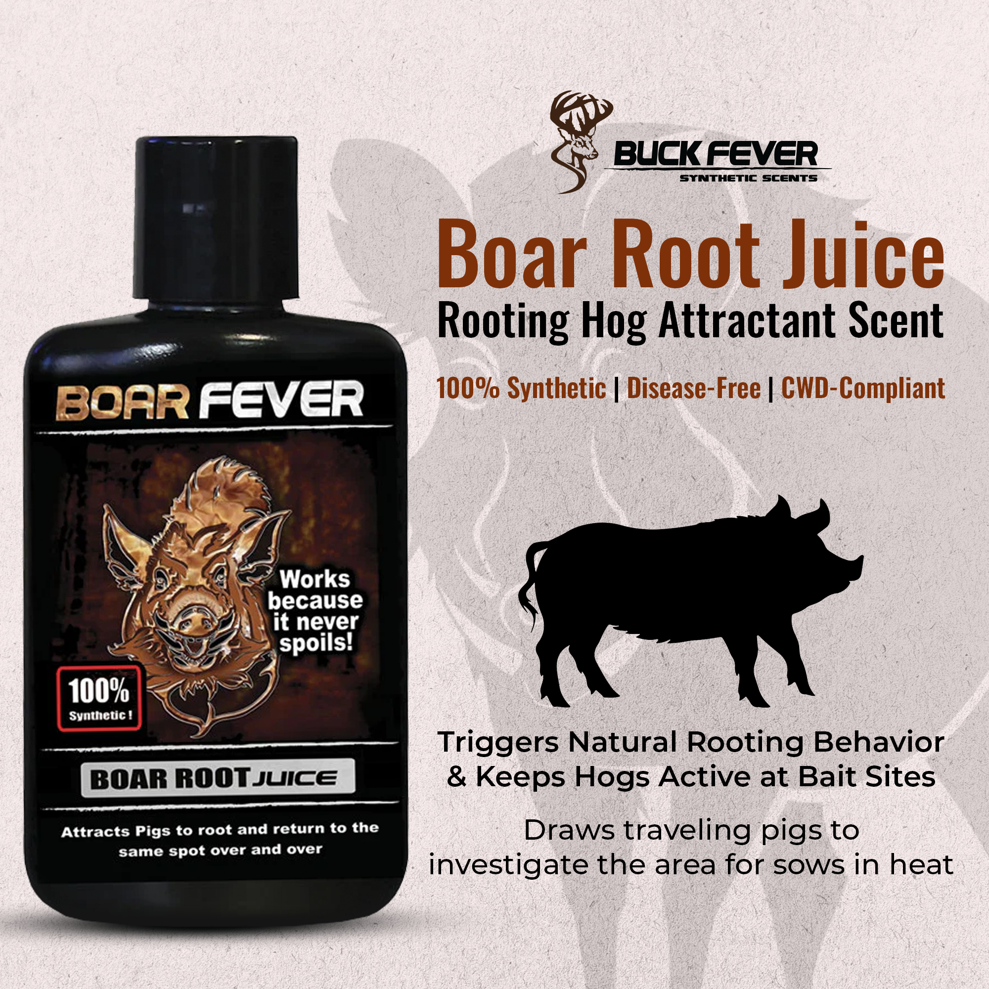 Boar Root Juice- Rooting Hog Attractant Scent