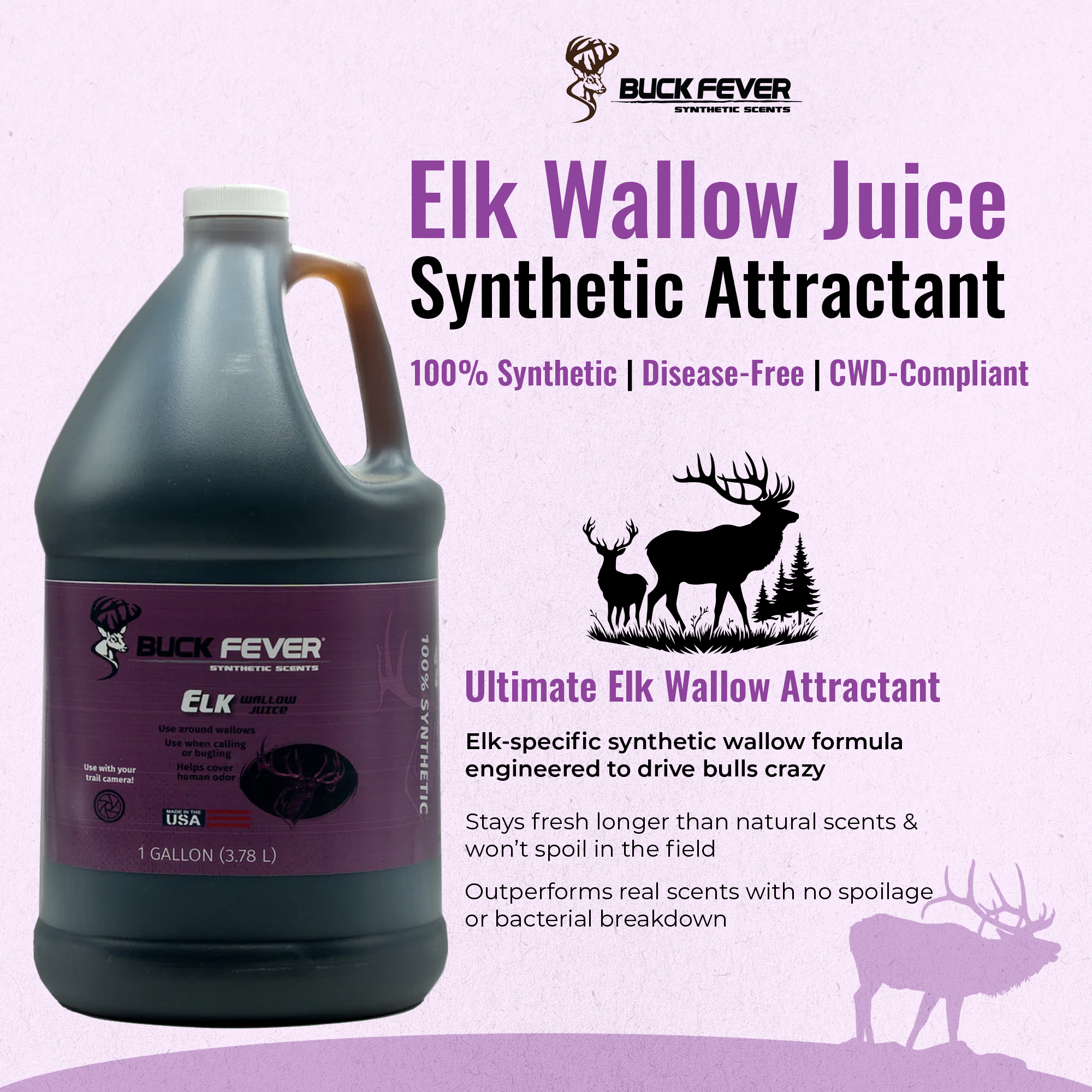 Elk Wallow Juice - Synthetic Elk  Attractant