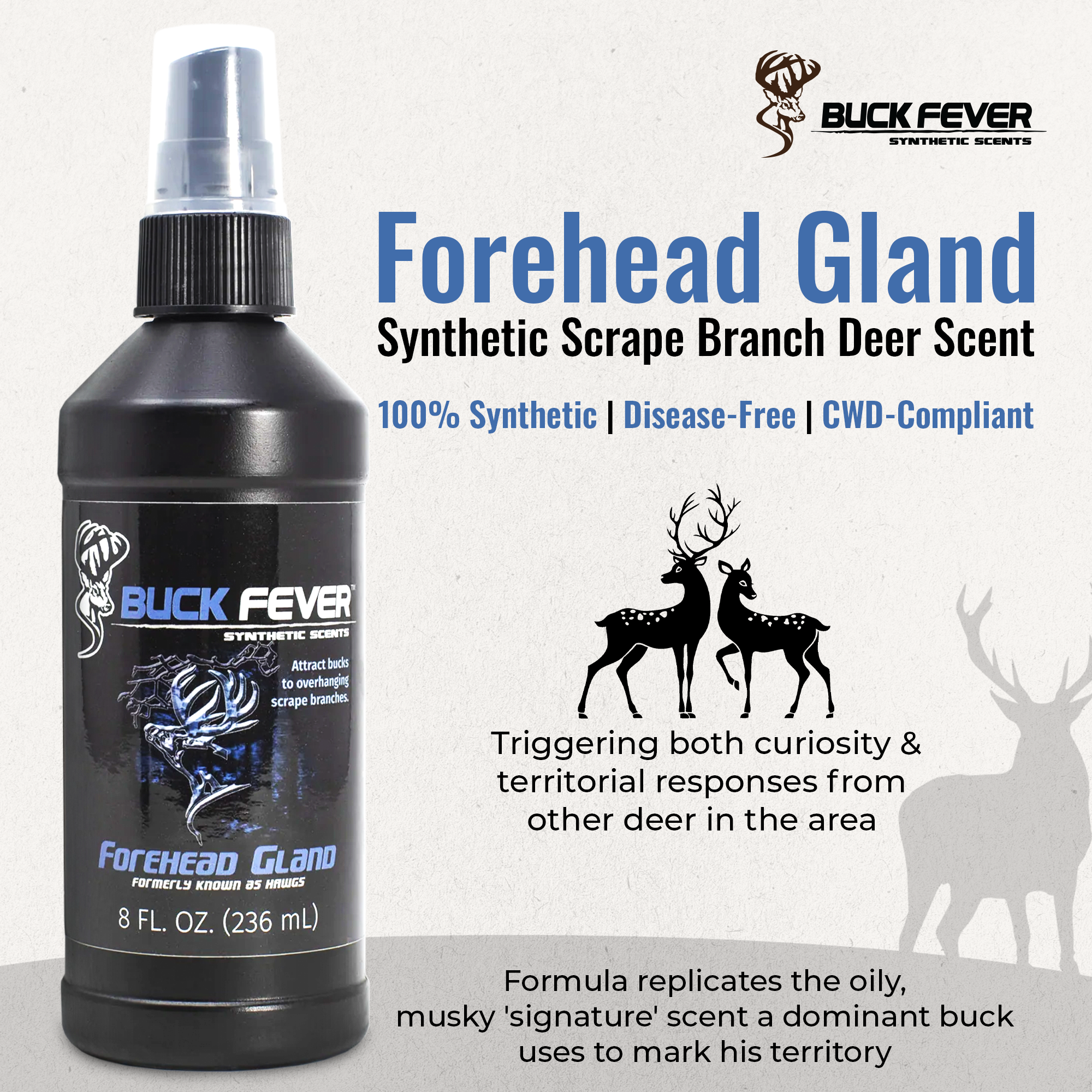 Forehead Gland - Synthetic Scrape Branch Deer Scent