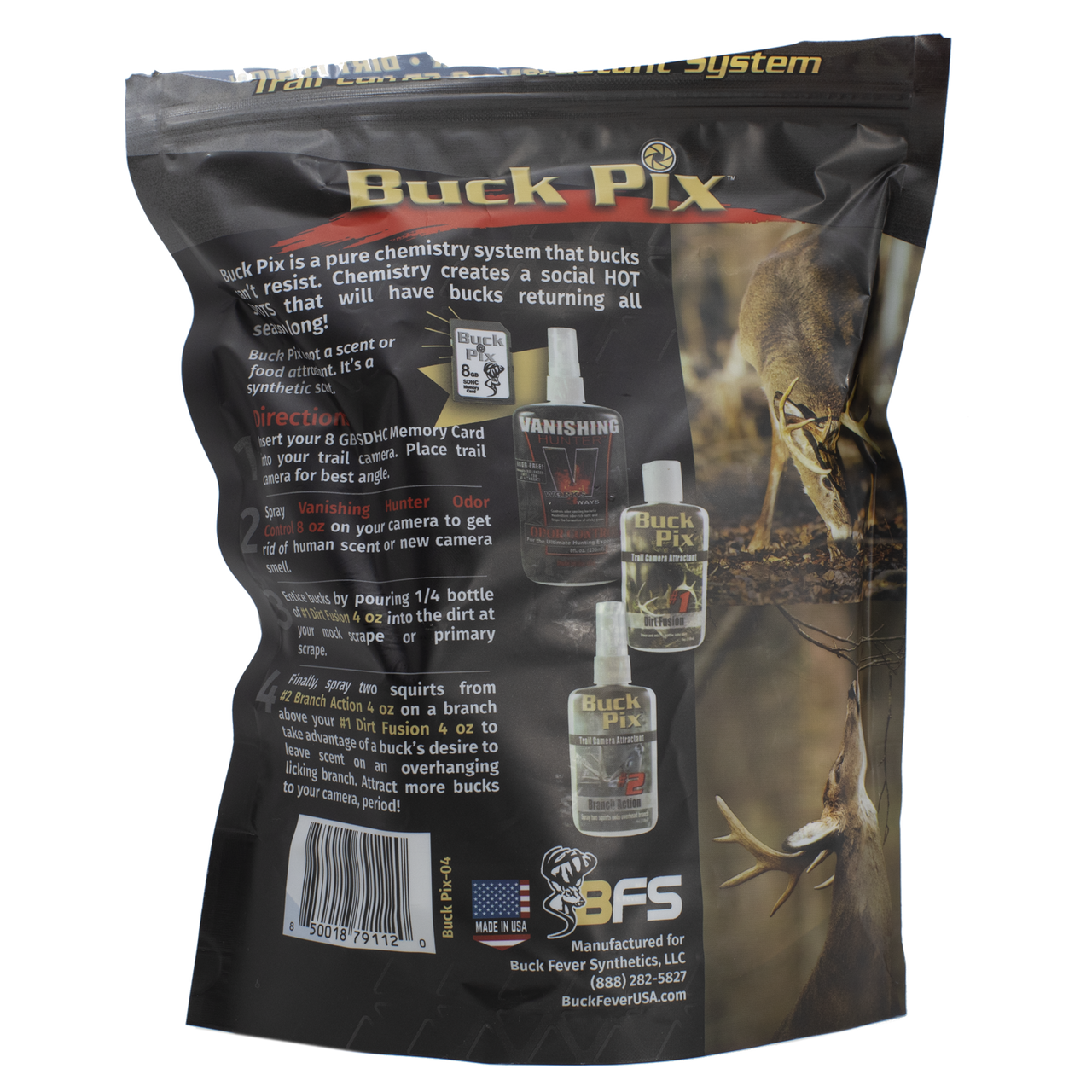 Buck Pix 4-Piece Combo - Synthetic Scent Pack