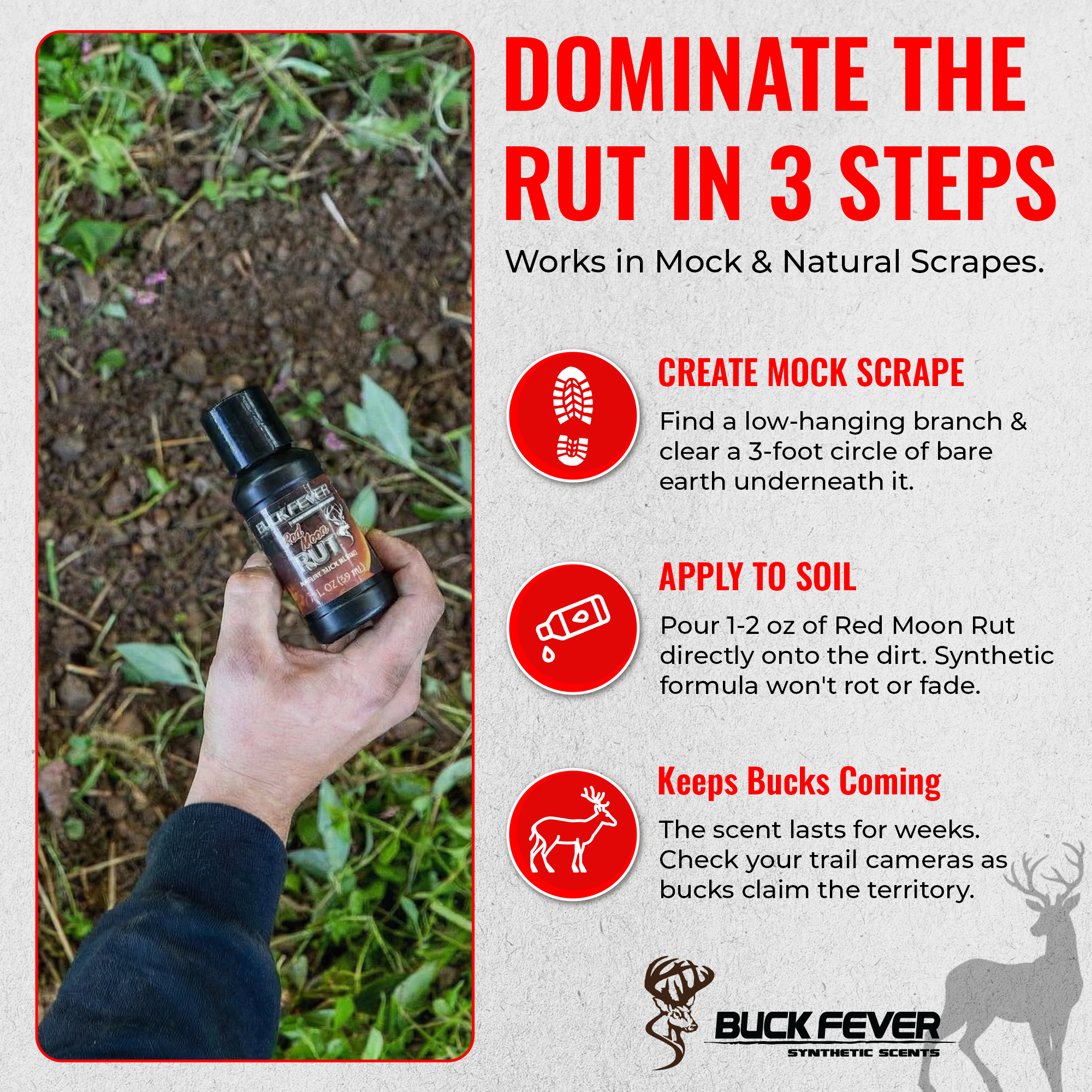 Red Moon® Rut - Synthetic Buck Scent