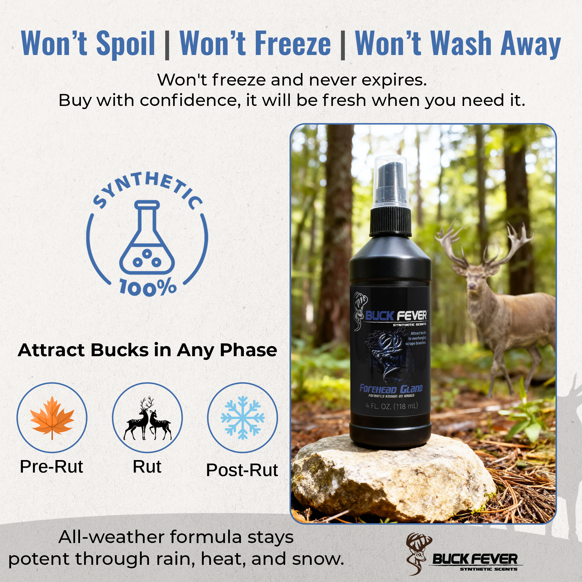 Forehead Gland - Synthetic Scrape Branch Deer Scent