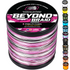 Beyond Braid Pink Python Hi-Vis Braided Fishing Line
