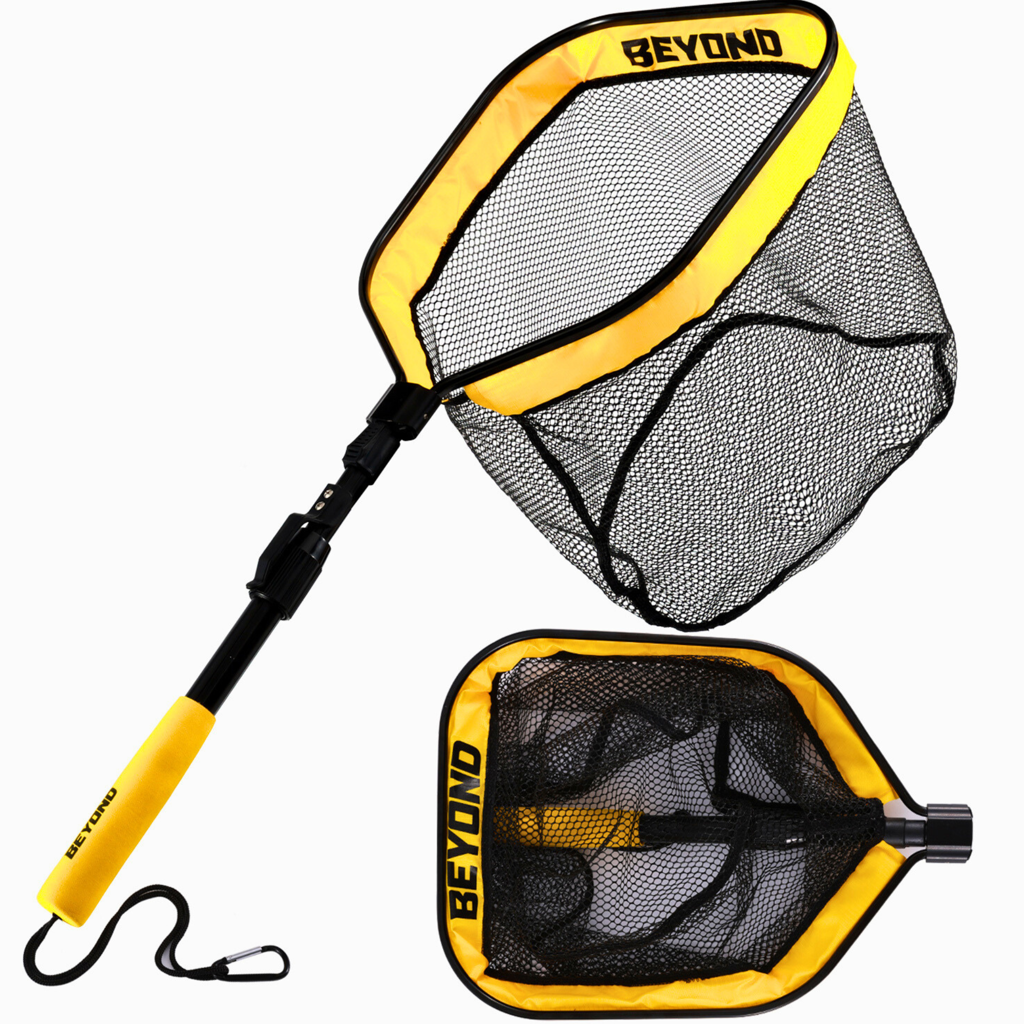 Beyond Floating Fishing Net with Telescopic Handle - Foldable Landing Net