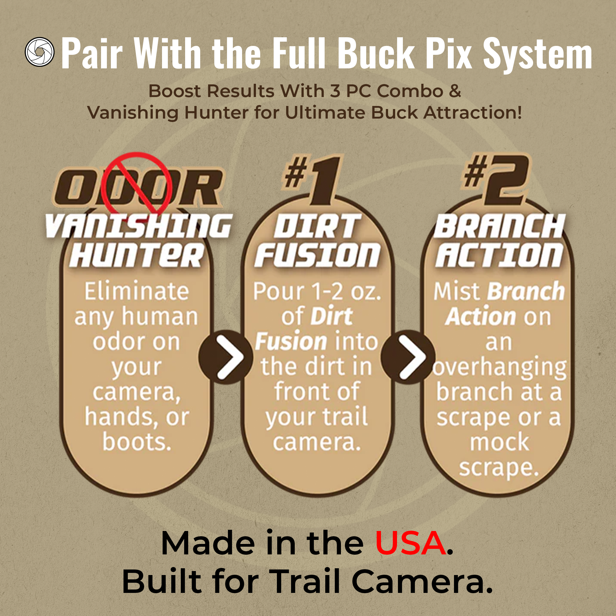 Buck Pix 3pc