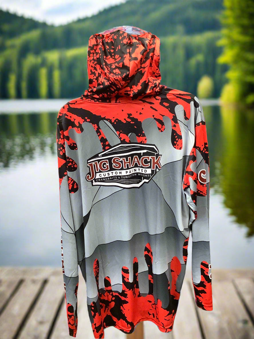 Long sleeve hooded with gator! SPF 50 image 3