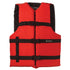 Onyx Nylon General Purpose Life Jacket  Adult Universal  Red 10300010000412