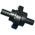 TH Marine Double Barb Inline Scupper Check Valve  34  Black ILS750DP