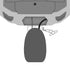 Minn Kota Raptor Jack Plate Adapter Bracket  Starboard  2 Setback  4 Rise  White 1810365