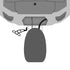 Minn Kota Raptor Jack Plate Adapter Bracket  Port  2 Setback  4 Rise  Black 1810361