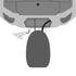 Minn Kota Raptor Jack Plate Adapter Bracket  Port  2 Setback  4 Rise  White 1810366