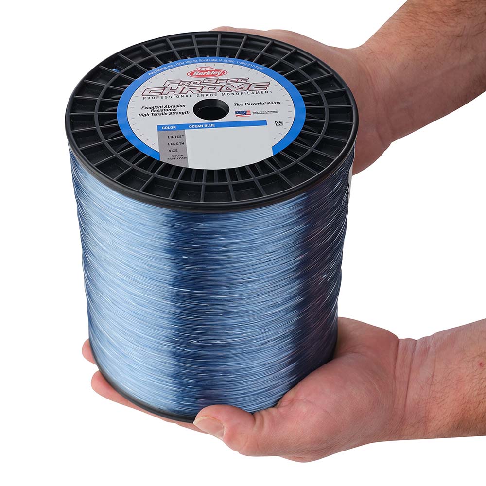 Berkley ProSpec Chrome Ocean Blue Monofilament  100 lb  2850 yds  PSC5B100OBL 1545750