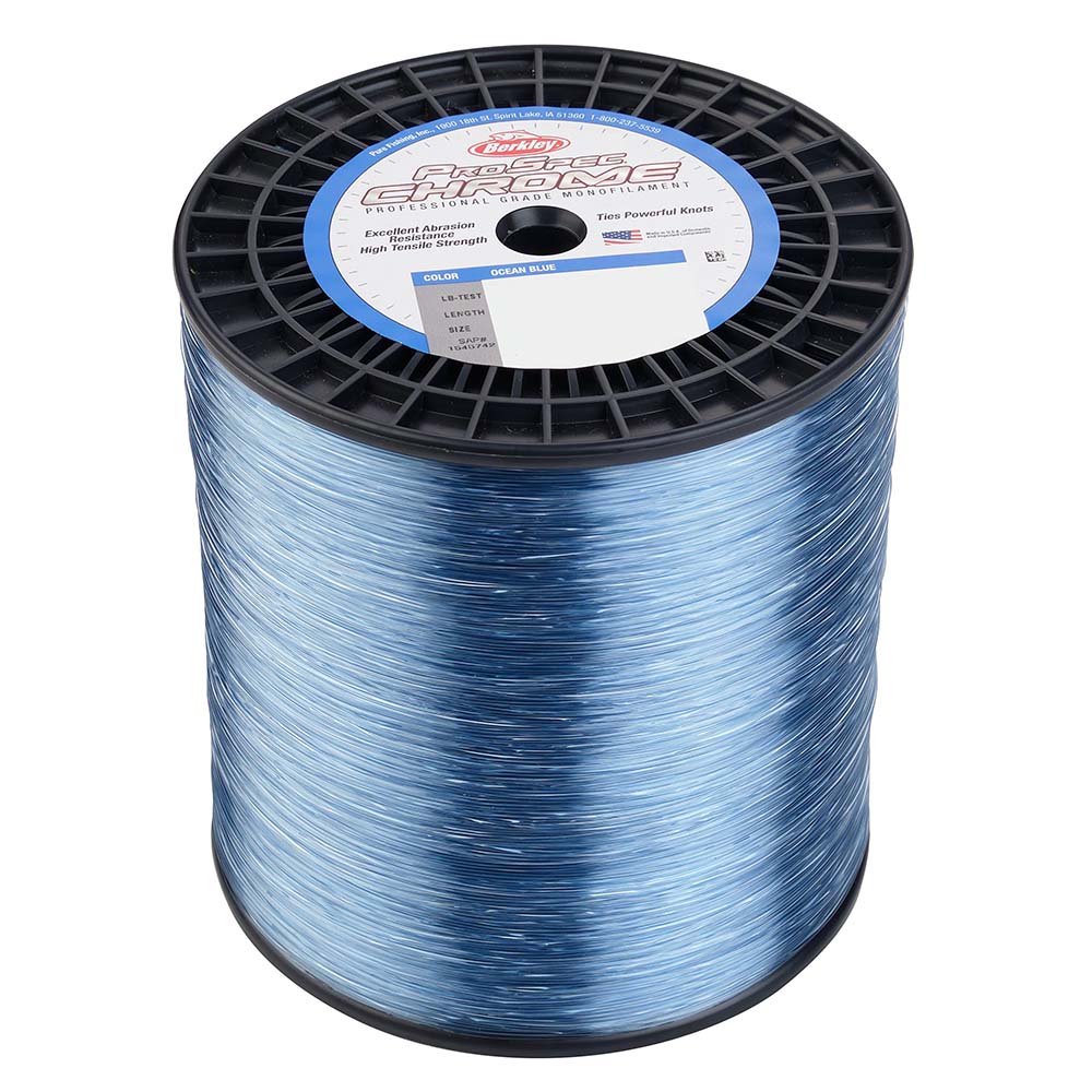 Berkley ProSpec Chrome Ocean Blue Monofilament  50 lb  3000 yds  PSC3B50OBL 1545741