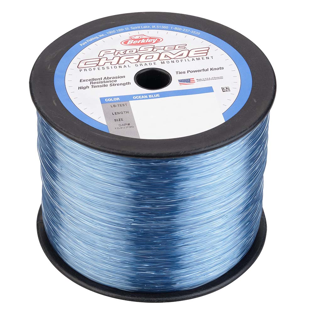 Berkley ProSpec Chrome Ocean Blue Monofilament  50 lb  1000 yds  PSC1B50OBL 1545735