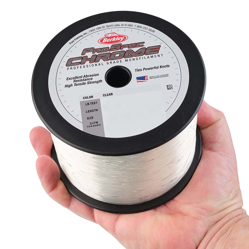 Berkley ProSpec Chrome Clear Monofilament  25 lb  1000 yds  PSC1B2515 1544020