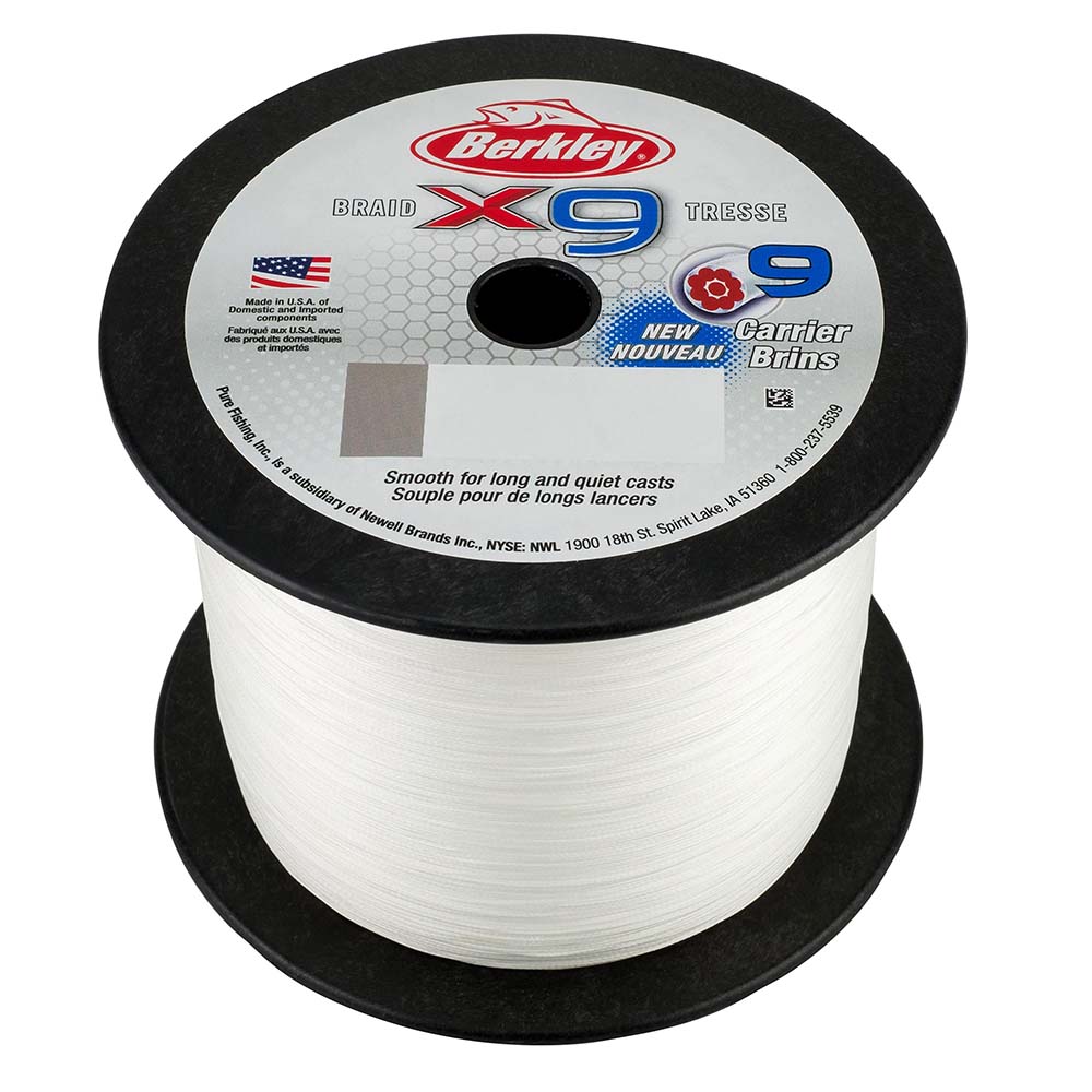 Berkley x9 Braid Crystal  100lb  2188 yds  X9BBK100CY 1486916