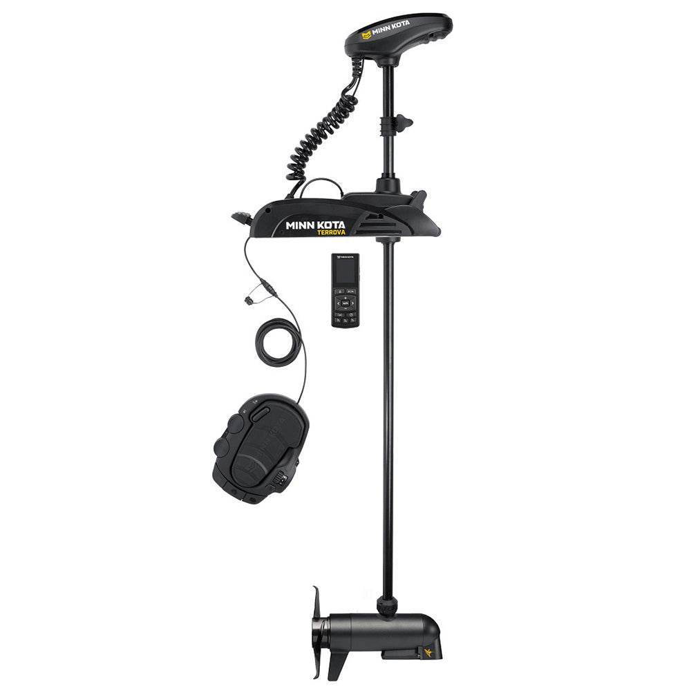Minn Kota Terrova 112 Trolling Motor wWireless Remote  MEGA Down Imaging  36V  112LB  60 1358315