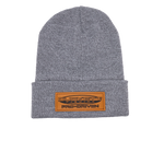 Leather Patch Beanie