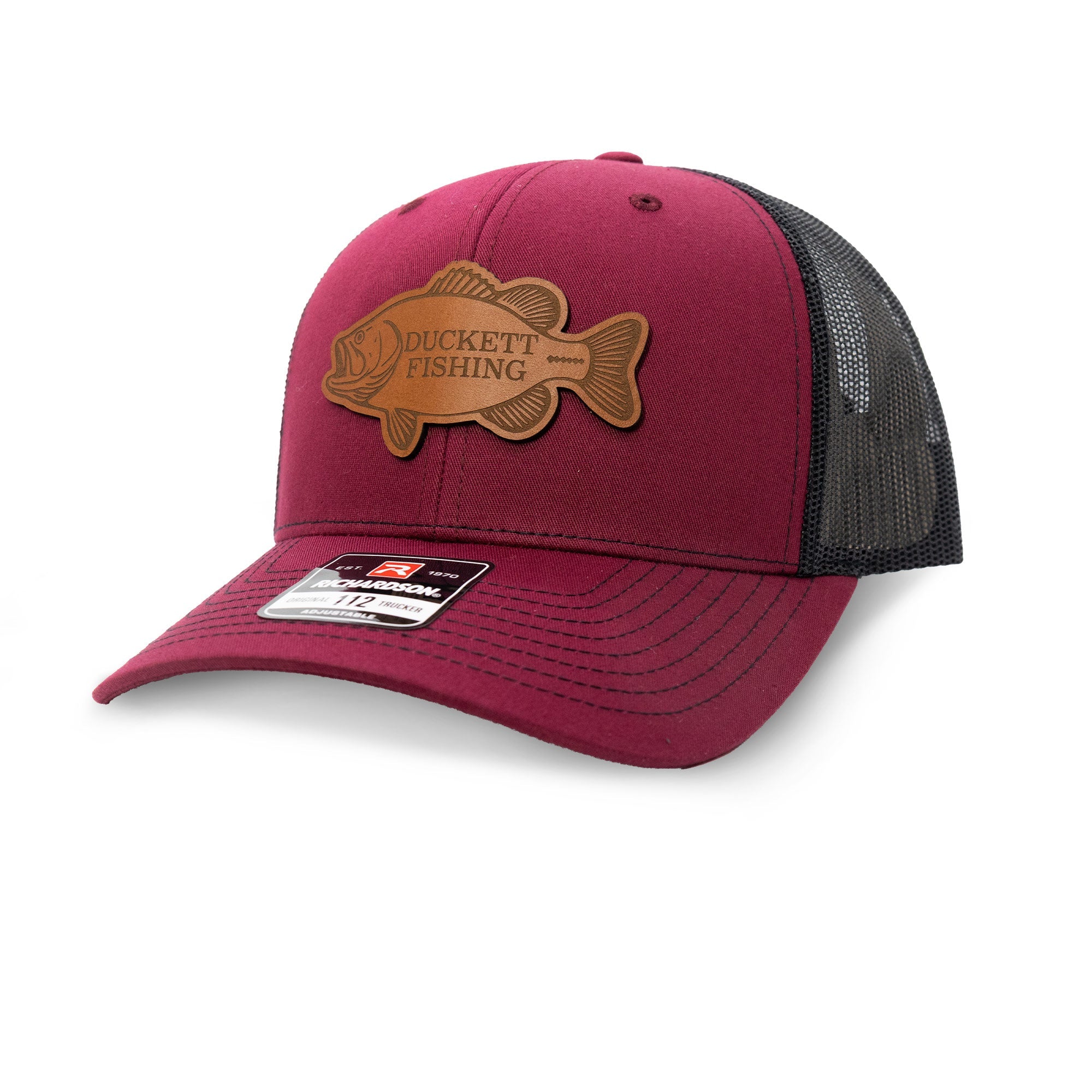 Bass Leather Patch Hat - Richardson 112