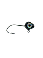 Free Style Minnow Jig Heads - 3D Eyes - 12 Pack - No Collar