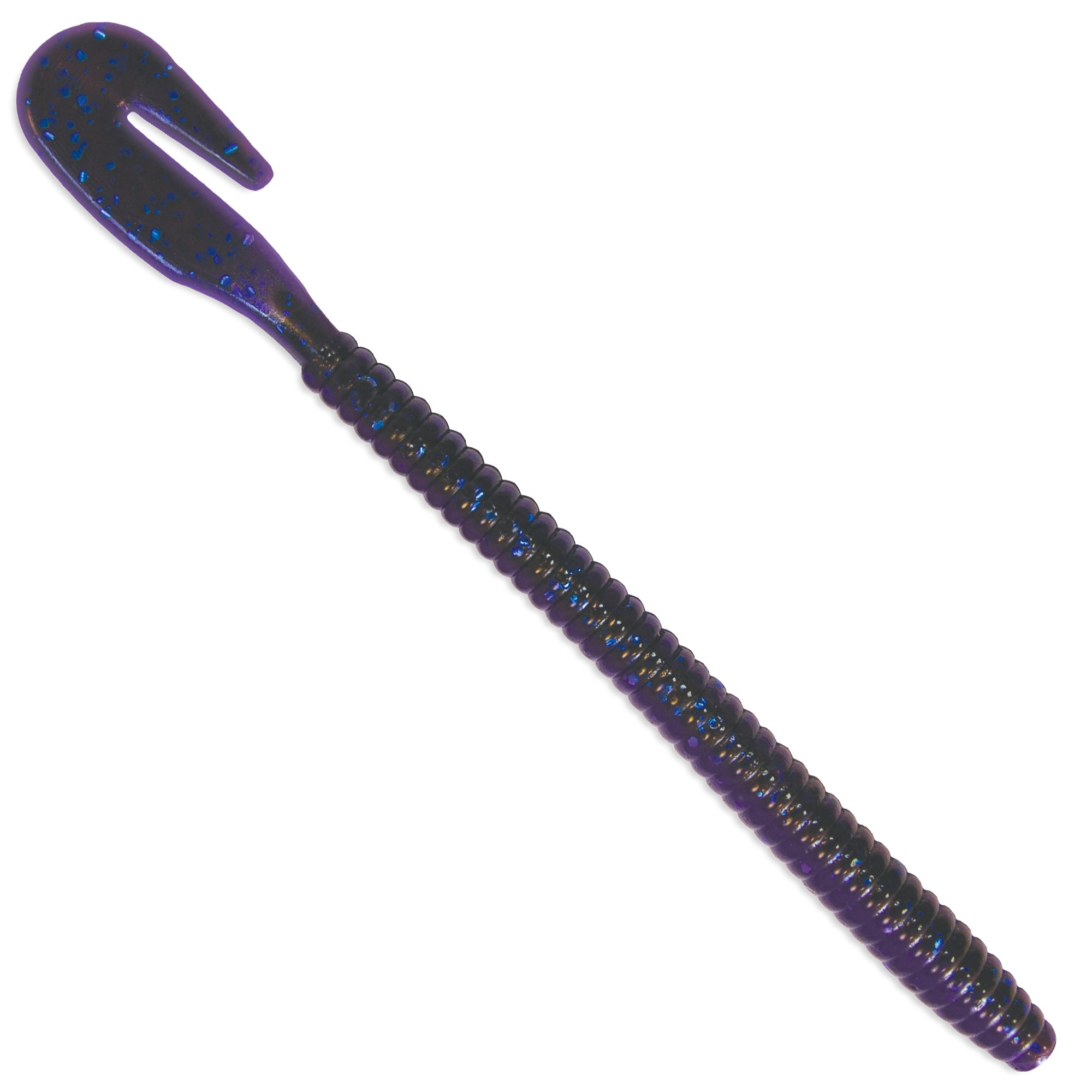 Culprit Worm 6'' - Blue Fleck Shad (10pk)
