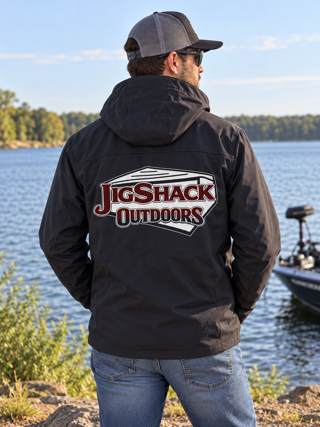 Available Now! Jig Shack Outdoors All Weather Waterproof Rain Jacket  (Recommended to Size Down)