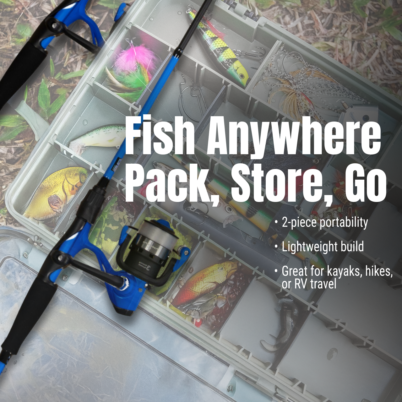 Reaction Tackle Fishing Rod and Spinning Reel Combo – Predator Pro - NEW