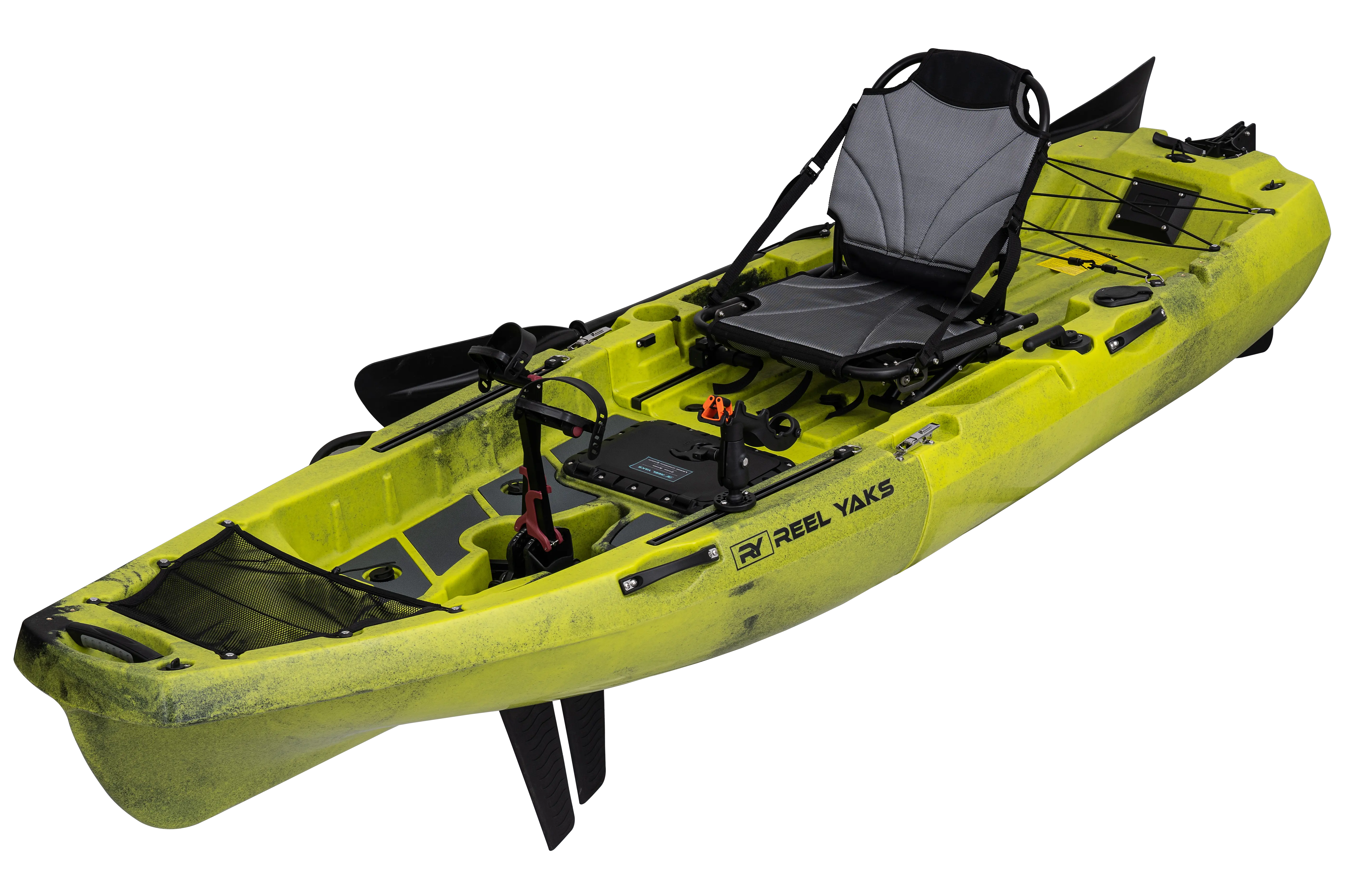 10ft Radar Modular Fin Drive Pedal Fishing Kayak | 430lbs Capacity | 2 Piece