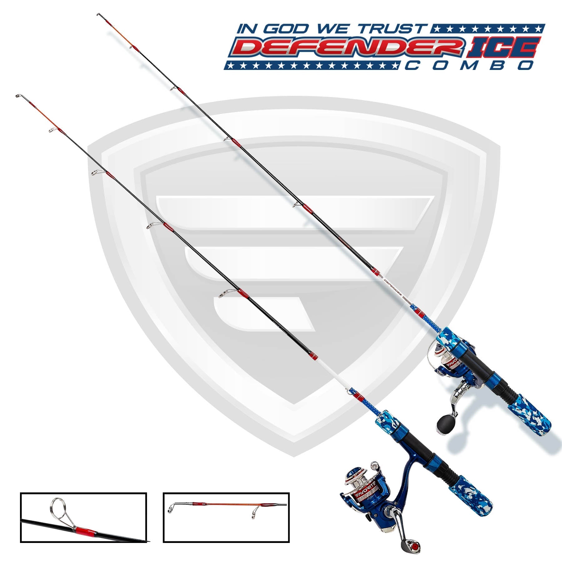 Favorite Fishing - Defender Ice Combo 30"-32"