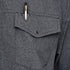 Caviar Pearl Snap Shirt | Long Sleeve
