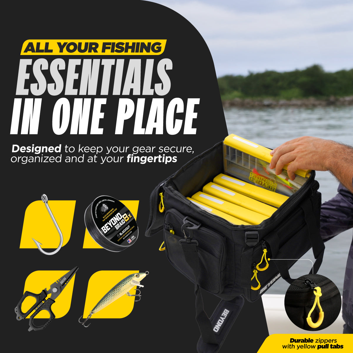 Beyond Fishing Hauler Tackle Bag - Medium, Large & XL