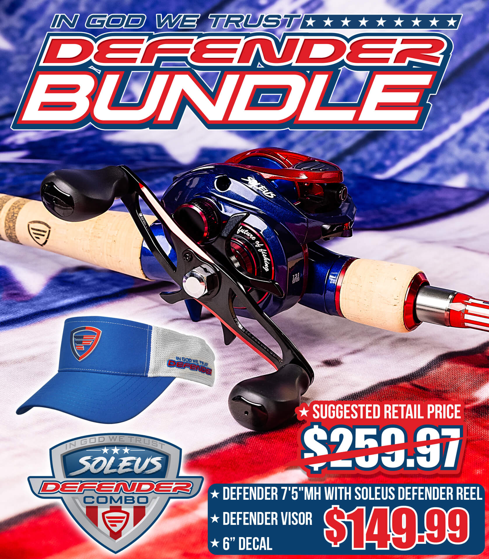 Favorite Fishing - Defender Soleus Combo Bundle