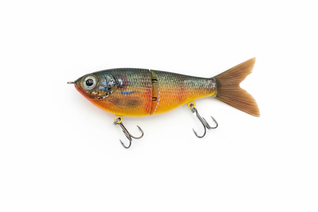 4.5" Jig Shack Custom Mini Glide - Pumpkin Seed