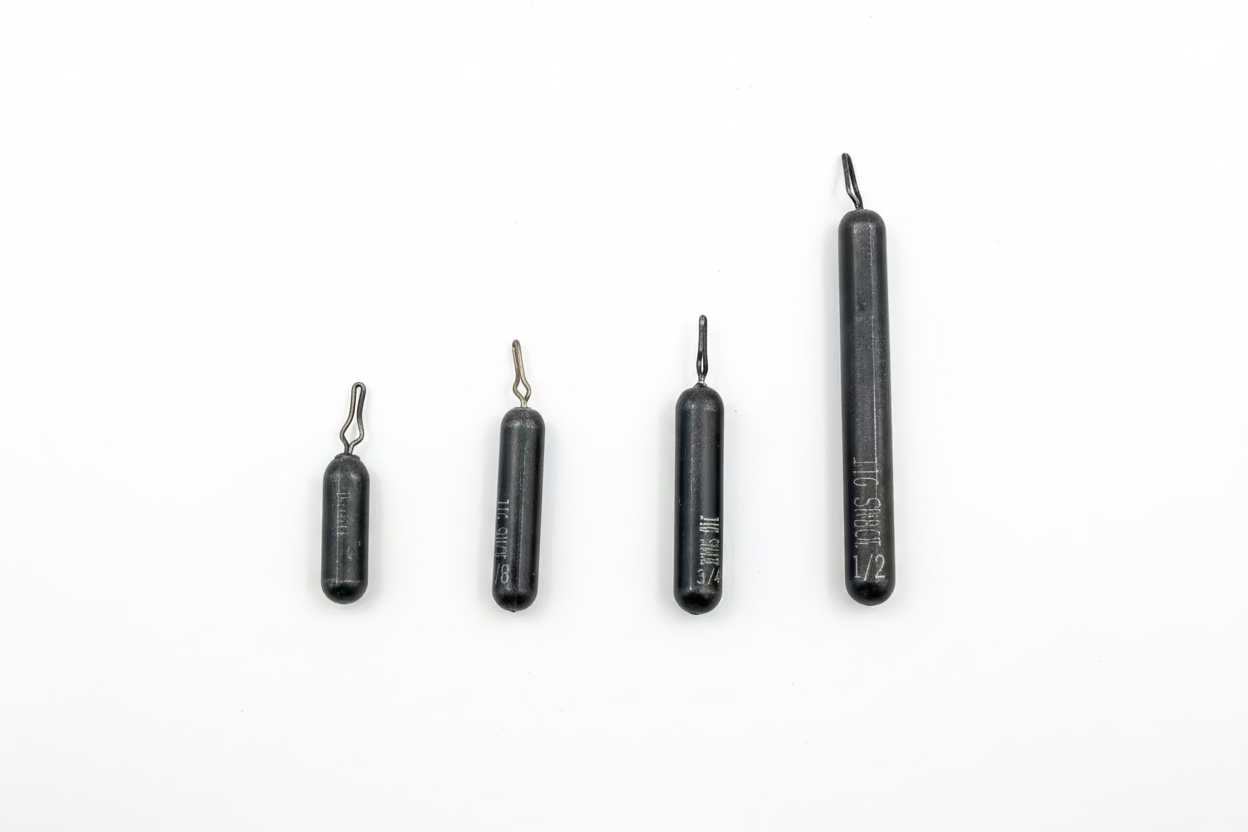 Tungsten Barrel Drop Shot Weights - Jig Shack Exclusive