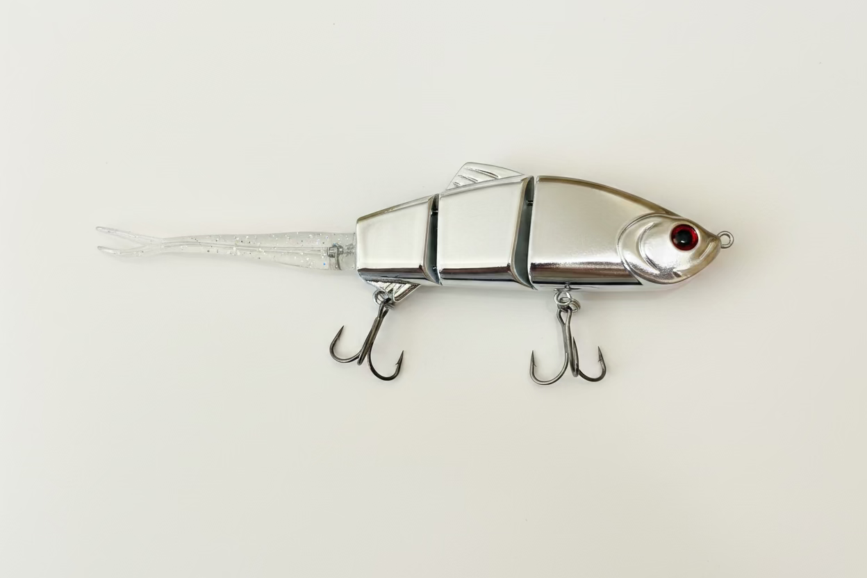 Slick Stick Glide Bait – 4Reel Custom Baits | Multi-Jointed Swimbait