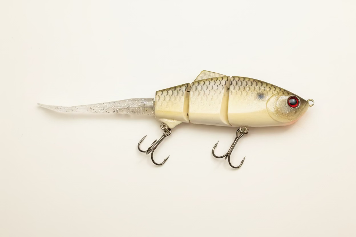 Slick Stick Glide Bait – 4Reel Custom Baits | Multi-Jointed Swimbait