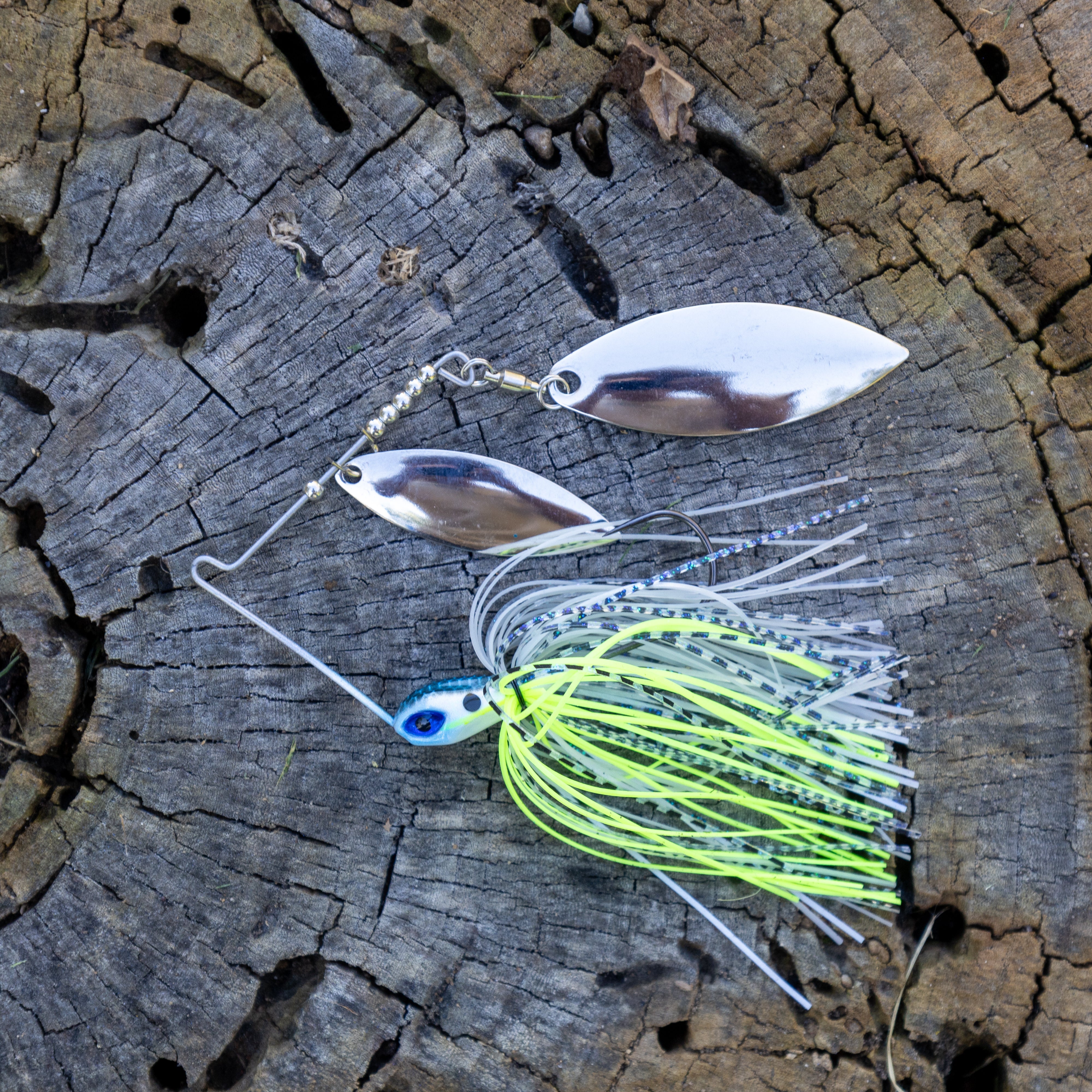 Reaction Tackle Tungsten Double Willow Blade Spinnerbait Jigs (2-Pack)