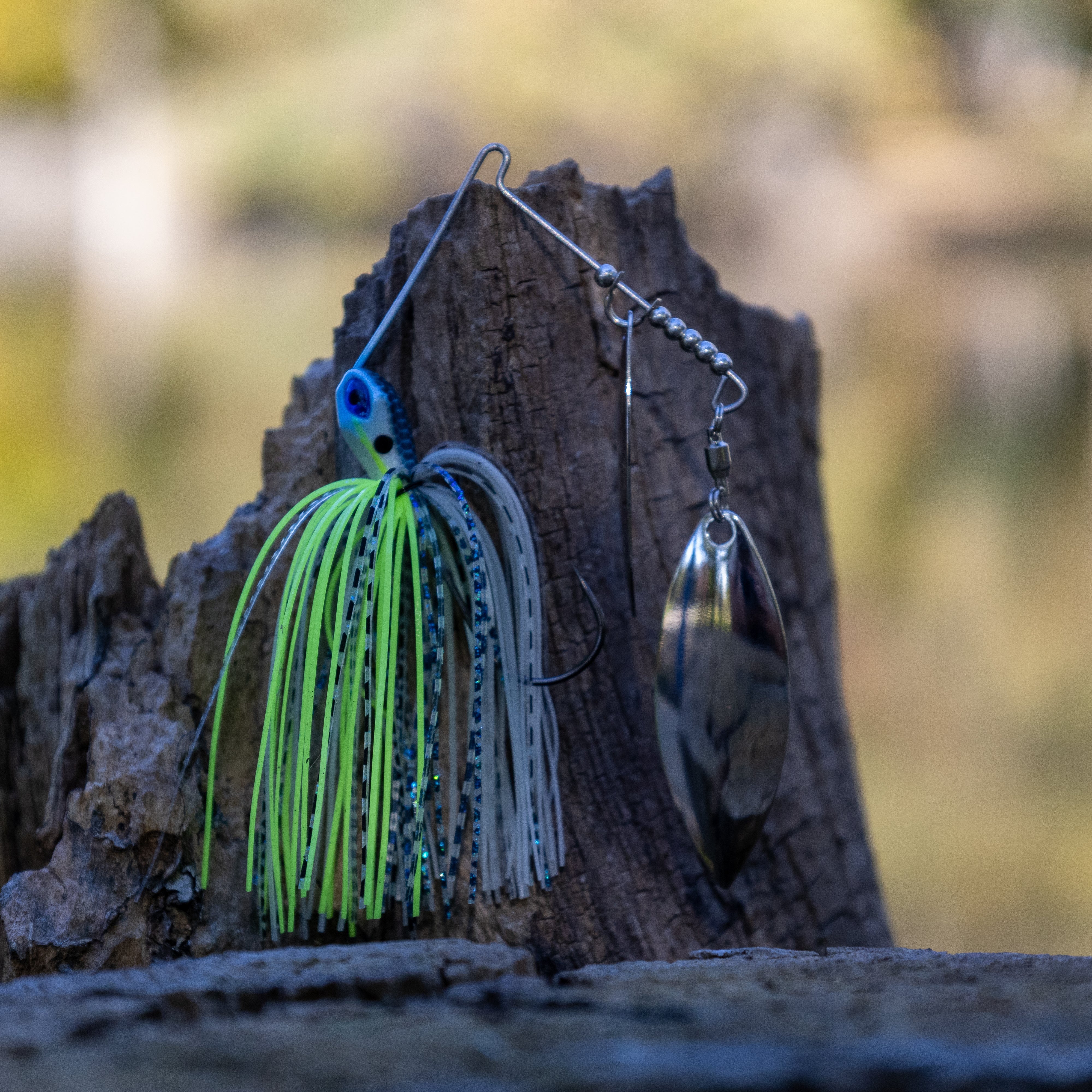 Reaction Tackle Tungsten Double Willow Blade Spinnerbait Jigs (2-Pack)