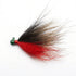 Jig Shack Hand Tied Ball Hair Jigs - Green Pumpkin Red Belly
