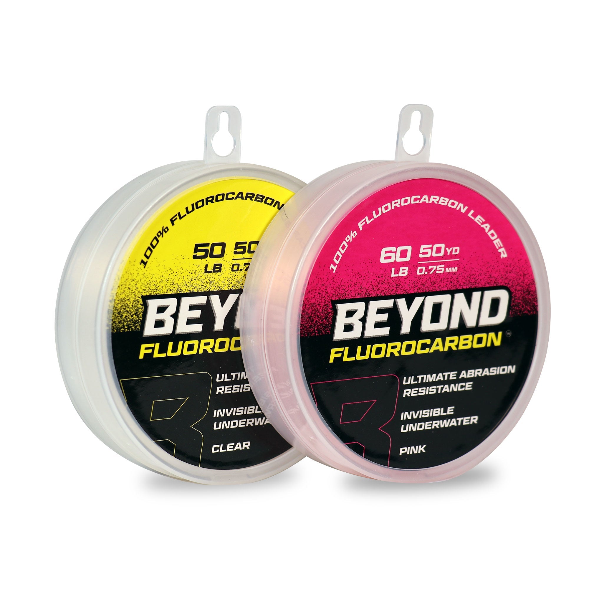 Beyond Fluorocarbon Leader Material 50 Yards - Pink or Clear
