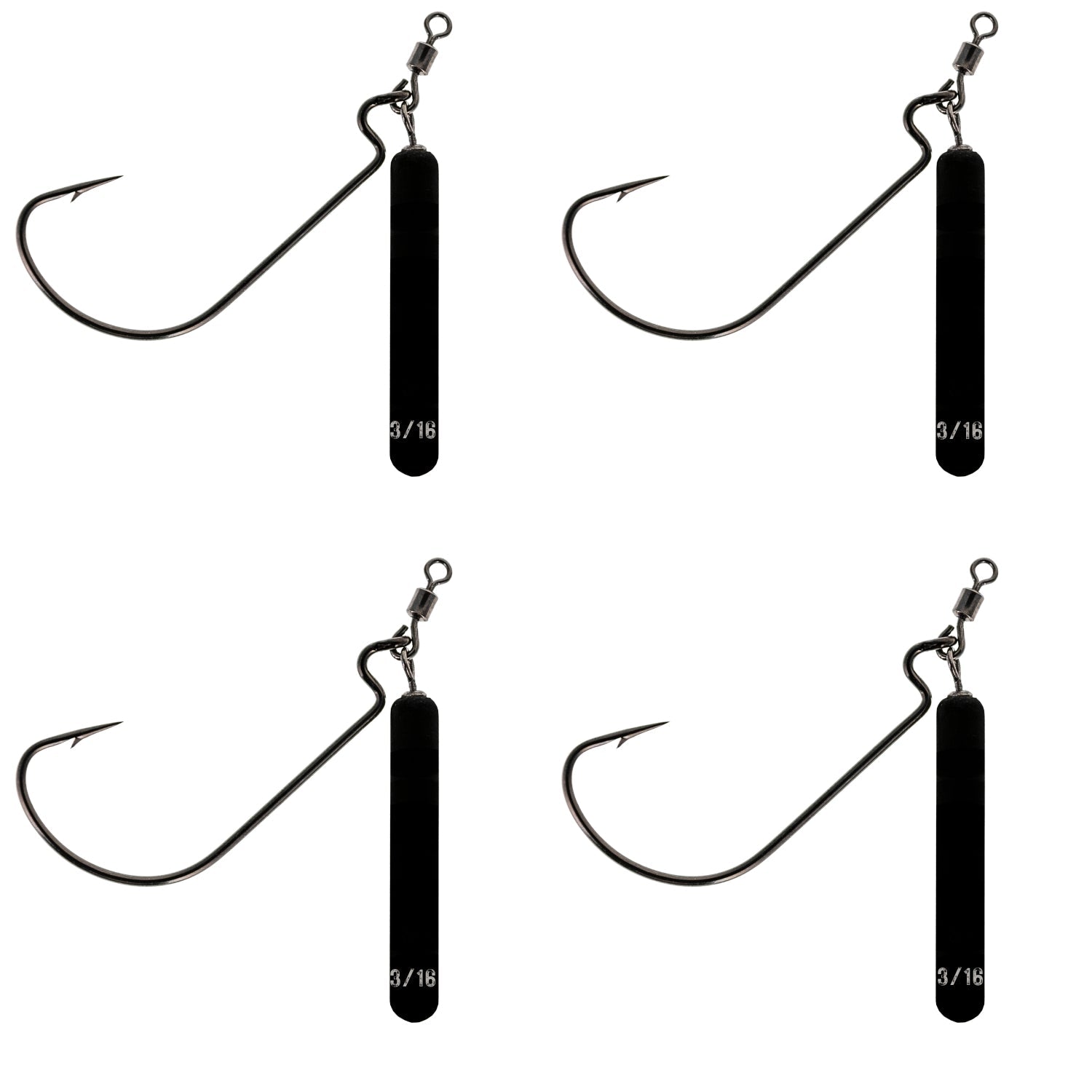 Reaction Tackle Tungsten Jika Rigs- 4PK