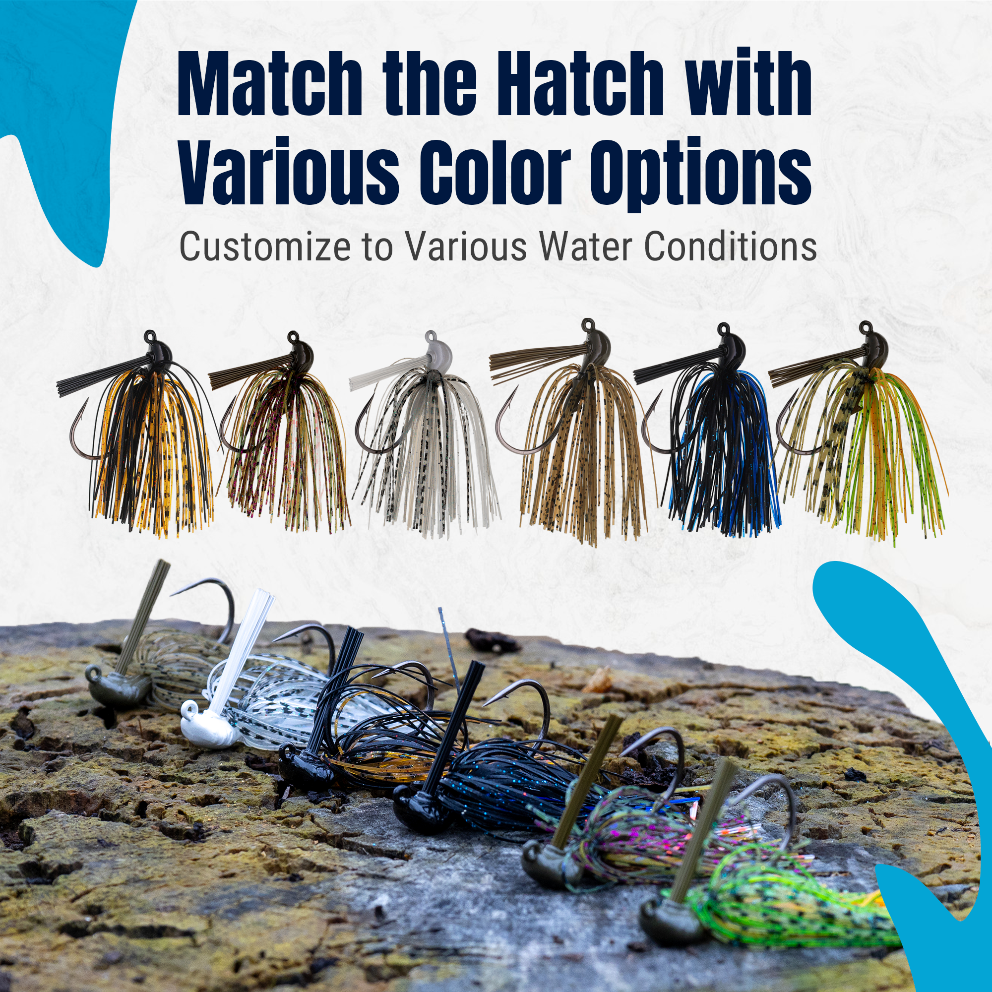 Reaction Tackle Lead Flipping Jigs- 3-PACK